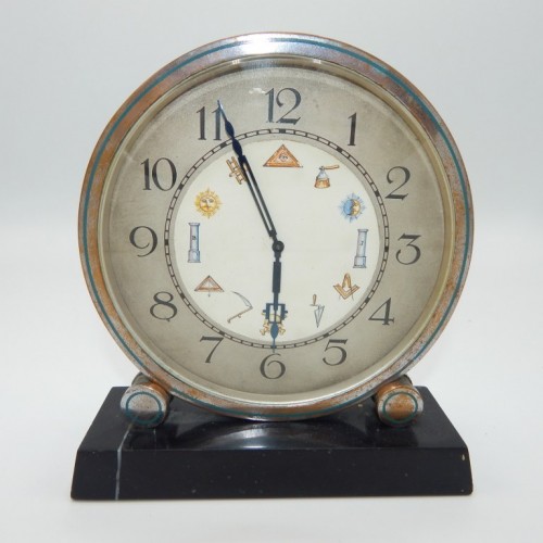 c. 1900 ronde bureau klok