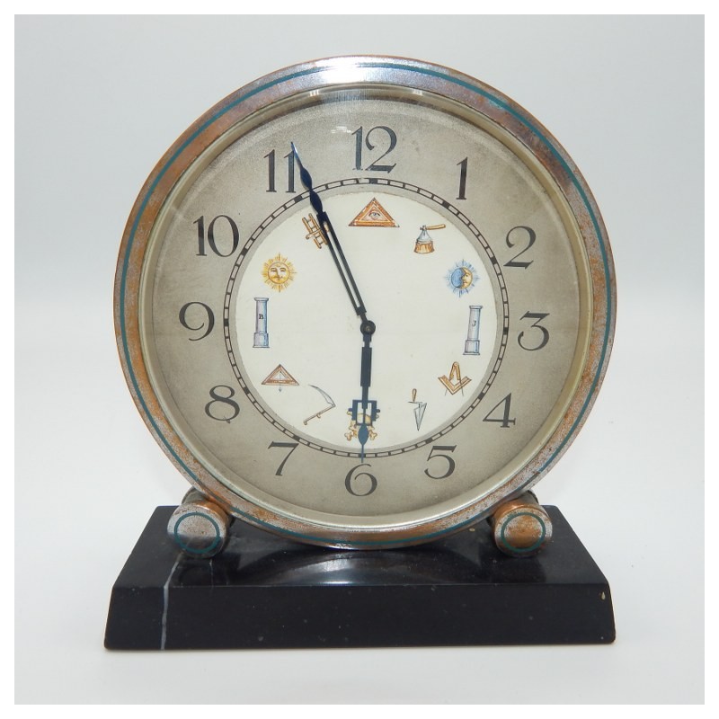 c. 1900 round table clock