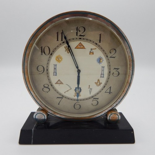 c. 1900 round table clock