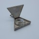 silver triangleTempor pocket watch no 3