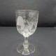 19 th century English wineglass crystal no 2
