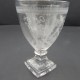 19 th century English engraved glass crystal no 14