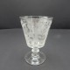 early 19 century English engraved glass of crystal no. 16
