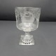 19 century English engraved glass on a base of crystal no. 30