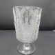 large 19th century goblet on foot, richly engraved 32