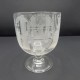 early 19th century English beautifully engraved goblet on feet no 28