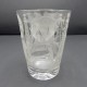 early 19 century English engraved crystal cup no. 29