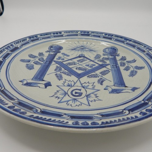 c. 1920s Delft wall plate