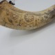 1862 powder horn with maconic symbolism