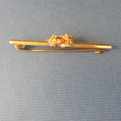 golden tie pin with rough stone Lodge Israel 141 NC Salisbury
