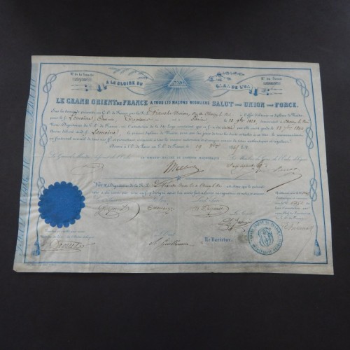 1869 loge Franche Union Choisy le Roi