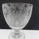 Particularly large engraved English cup c. 1825 No. 34