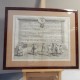 kopergravure  1735 Wandtableau B. Piccart