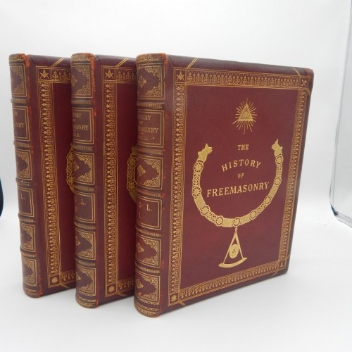 1885 Gould 3 vol. in morocco leather binding