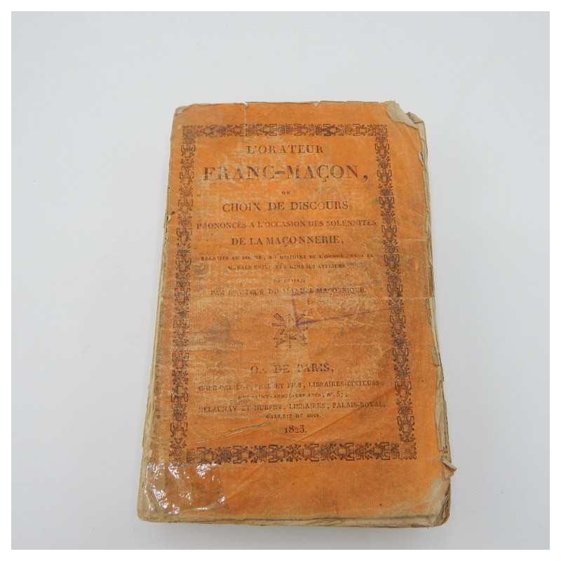 1823 L' Orateur Franc-Macon