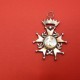 antique silver rose croix jewel  c. 1820