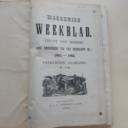 1865 het Maconniek weekblad 1-52