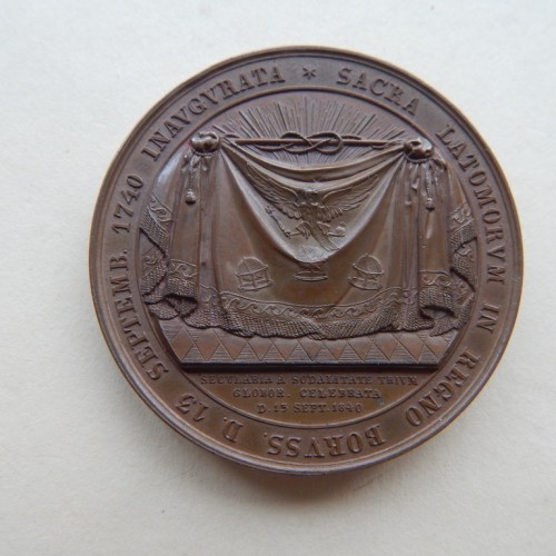Deutschland  medaille 1840 der grossen national mutterloge der preussischen staaten