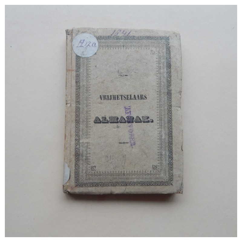 Vrij-Metselaars Almanak voor het jaar 1841