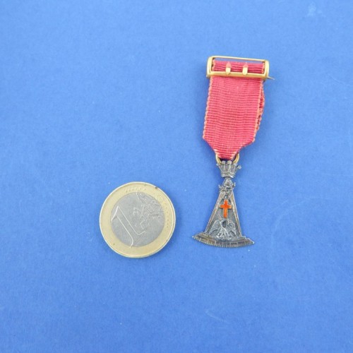 rose croix miniatur silver jewel nr 20