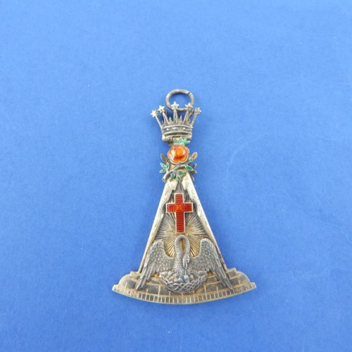rose croix silver jewel england nr 14