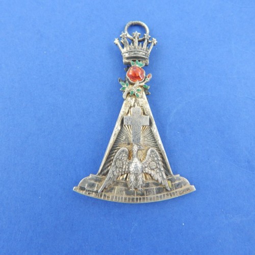 rose croix silver jewel england nr 14