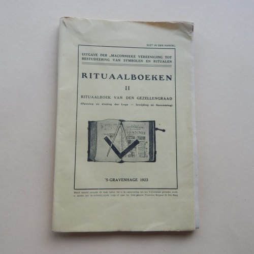 1923 rituaalboek van den gezellengraad