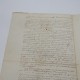 France 1825 unique document de la celebration de la ceremonie funebre Duc de Berry ( Charles Ferdinand de Bourbon)