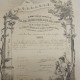 1876 Antwerpen diplome D'Adoption Les Amis du Commerce et la Perseverance reunis