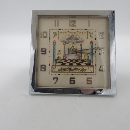 art deco table clock